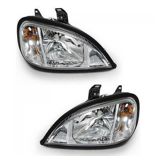 Freightliner Columbia Headlight 1996-2017 Right Left Pair Side Set with All Bulb